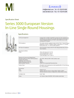 Series 3000 European Version In-Line Single-Round