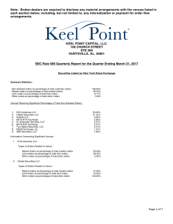 Page 1 of 7 Note: Broker-dealers are required to