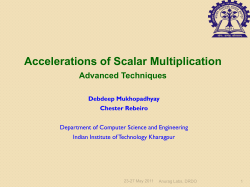 Koblitz - CSE IIT Kgp - Indian Institute of Technology Kharagpur