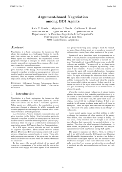 Argument-based Negotiation among BDI Agents