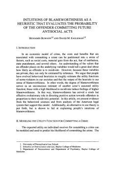 intuitions of blameworthiness as a heuristic that