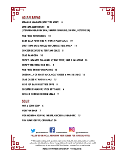 STEAMED EDAMAME (SALTY OR SPICY) 6 DIM SUM