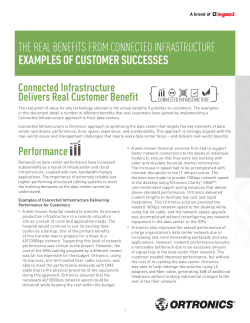 the real benefits from connected infrastructure examples