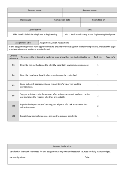 Unit 1 Assignment Briefs File