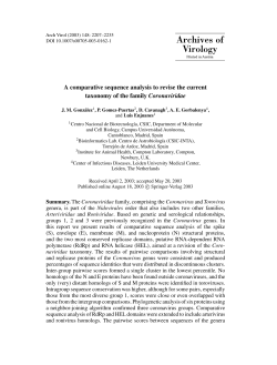 A comparative sequence analysis to revise the current taxonomy of