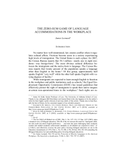 the zero-sum game of language accommodations in the workplace