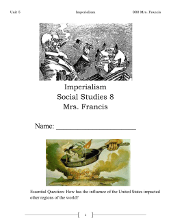 Imperialism - Sewanhaka Central High School District