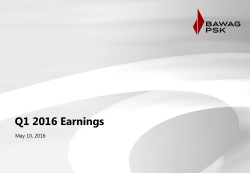 Q1 2016 Earnings
