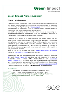 Student Mentors Scheme (name to be played with