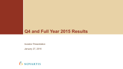 Q4 and Full Year 2015 Results
