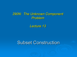 Lecture13 - People @ EECS at UC Berkeley