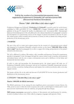 Theme: “1968 – 2018: What is left, what is right ”