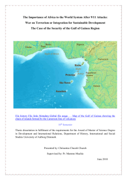 The Importance of Africa to The World System After 9/11 Attacks