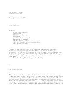 Rushdie, Salman - The Satanic Verses