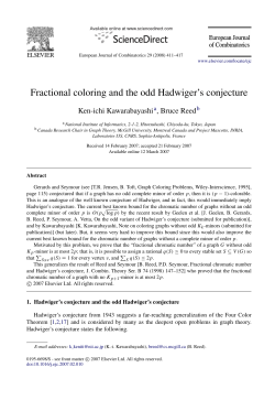 Fractional coloring and the odd Hadwiger`s