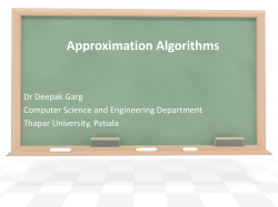 Approximation Algorithms