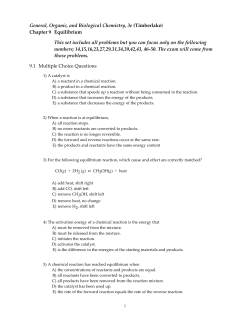 General, Organic, and Biological Chemistry, 3e (Timberlake)