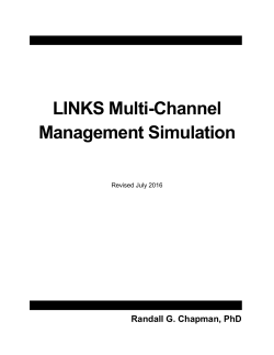 Manual - LINKS Simulations