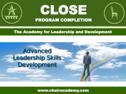 10 - Notes - The Chair Academy