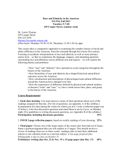 Race and Ethnicity in the Americas 512