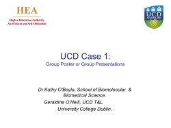 Slide 1 - University College Dublin