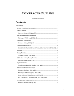 Holding: The second contract is upheld.