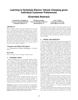 Learning to Schedule Electric Vehicle Charging given