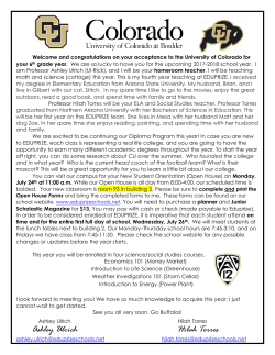 Dear Parents/Guardians and Students