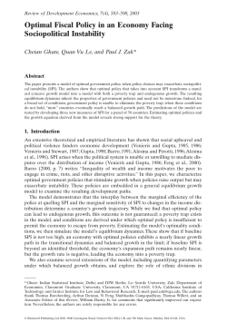 Optimal Fiscal Policy in an Economy Facing Sociopolitical Instability
