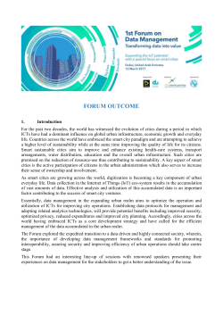 Outcome Document
