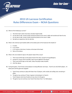exam put together on the Rules Differences