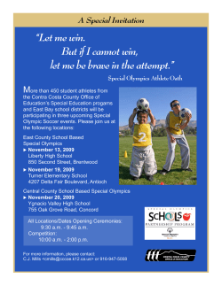 &ldquo;Let me win. But if I cannot win, let me be brave in the attempt.&rdquo;