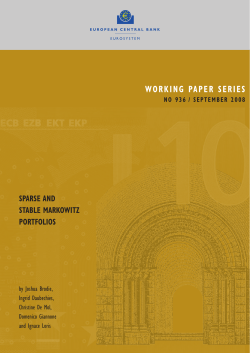 Sparse and stable Markowitz portfolios