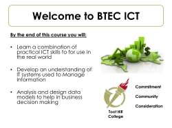 GCE Economics - Toot Hill School