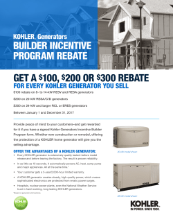 GET A $100, $200 OR $300 REBATE BUILDER INCENTIVE