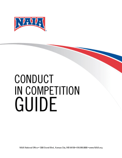 Conduct in Competition