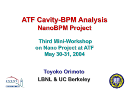 NanoBPM Signals