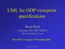 Specification Framework