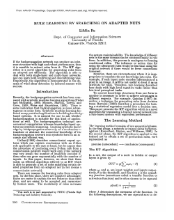 1991-Rule Learning by Searching on Adapted Nets