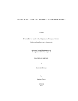 Appendix C: Classifier output - Sacramento