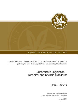 Technical and Stylistic Standards