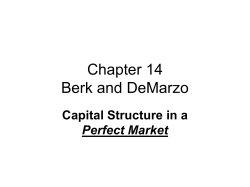 Capital Structure Decision