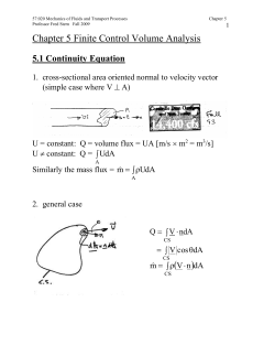 Chapter 5 Pressure Variation in Flowing Fluids