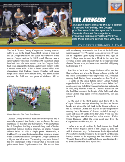 Newsletter - Dickson County Football