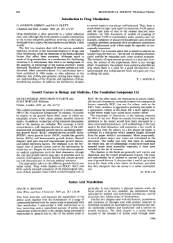 Growth Factors in Biology and Medicine, Ciba Foundation