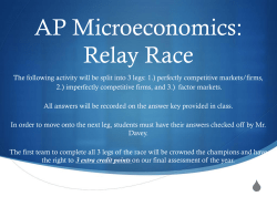 Micro Relay Race Slide Show