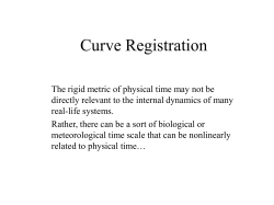 Curve Registration