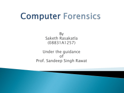 Computer Forensics - 123seminarsonly.com