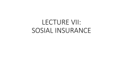 lecture vii: sosial insurance - AUEB e