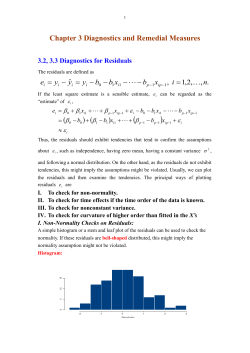 Chapter 3 Diagnostics and Remedial Measures